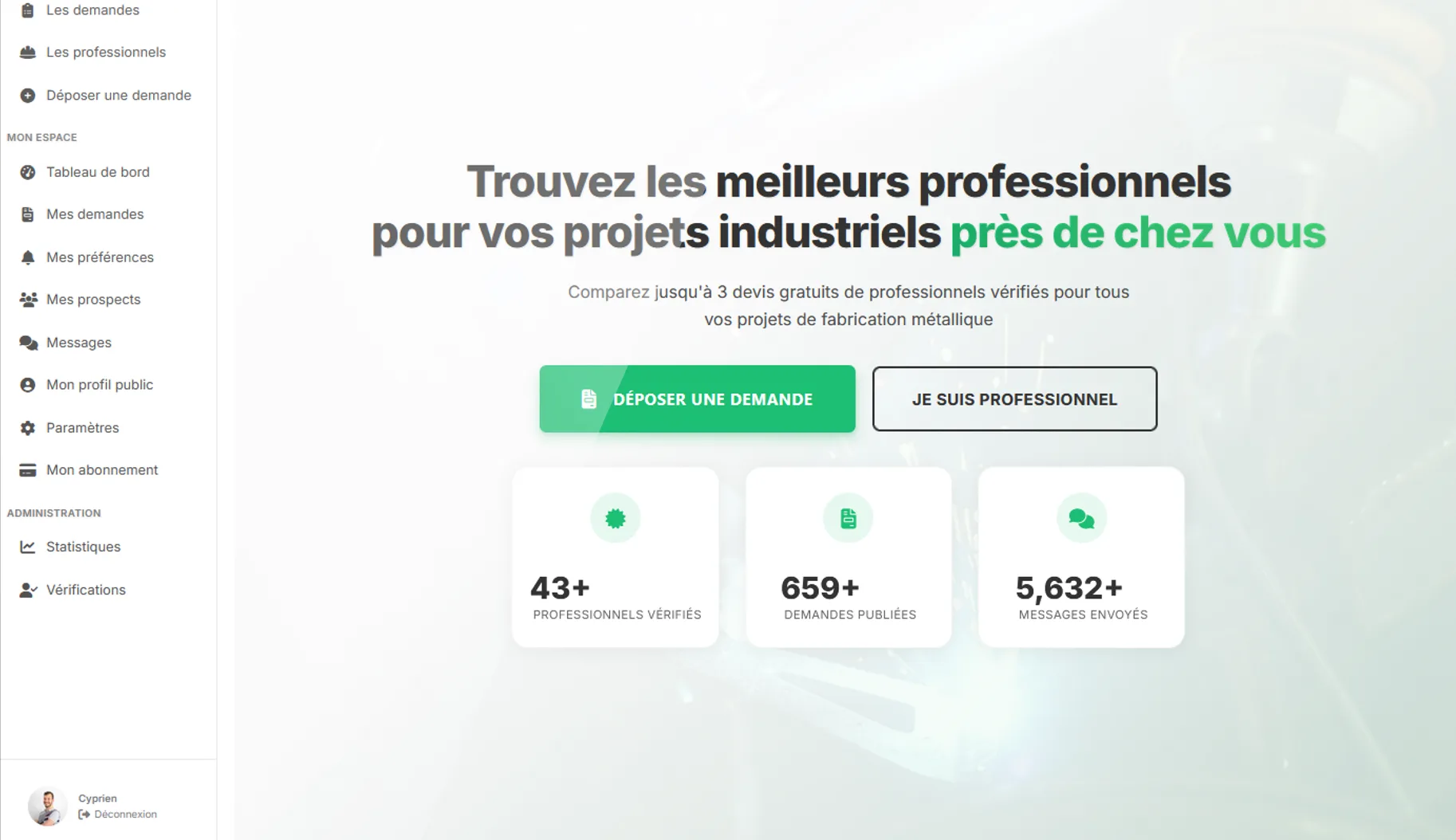 Ma-Piece.fr — marketplace industrielle