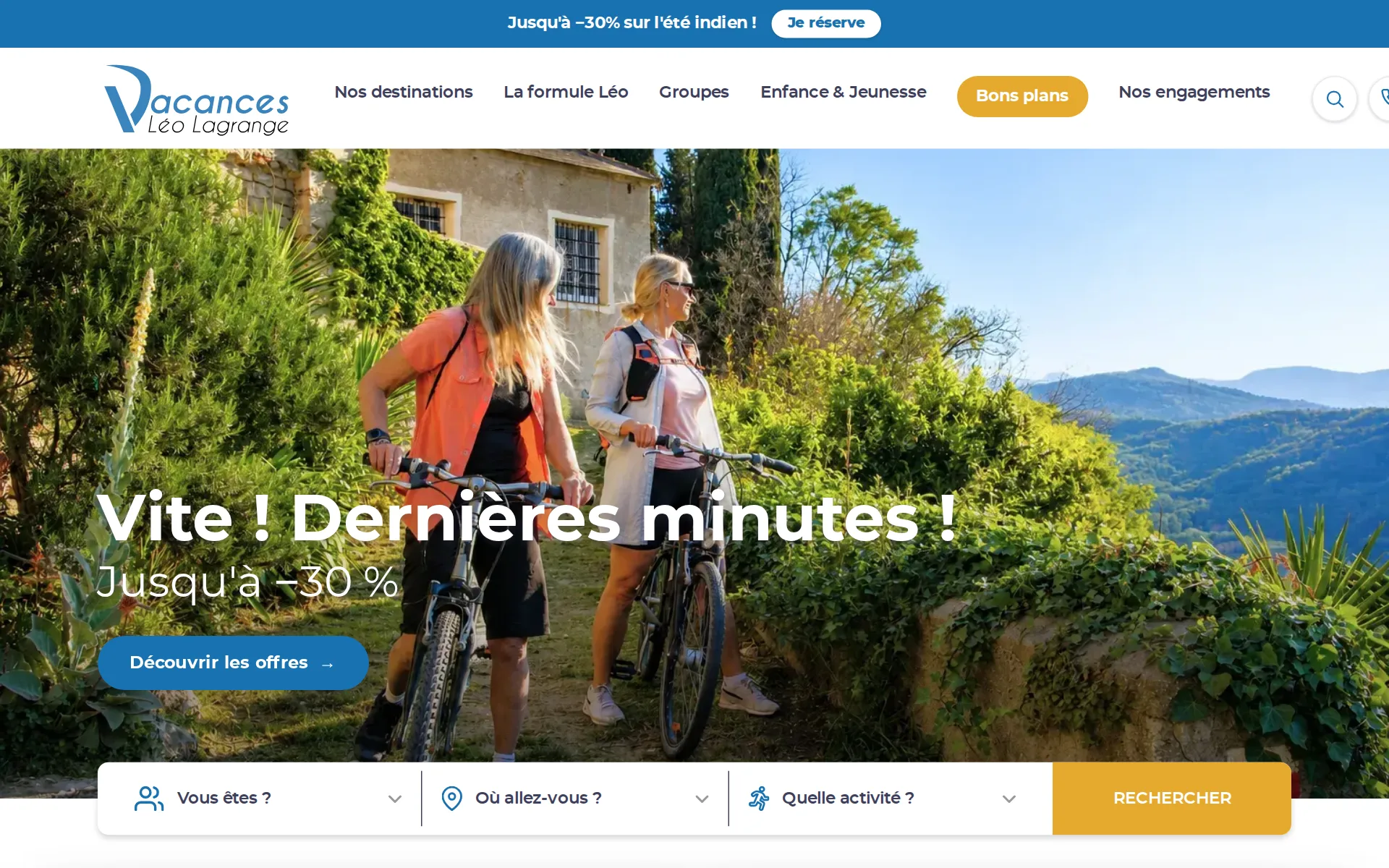 Vacances Léo Lagrange — site général du groupe
